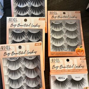 Ardell False Lashes - new packages, big beautiful lashes 5 boxes 13 pairs